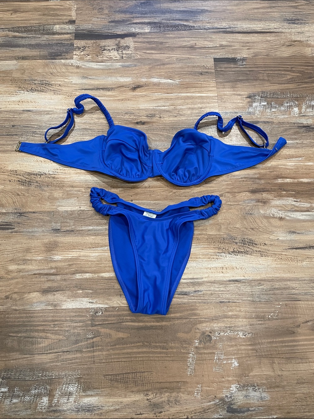 wild fable Royal Blue Underwire Bikini Set